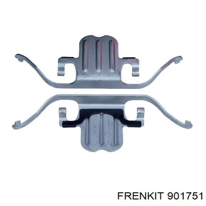 901751 Frenkit Комплект пружинок кріплення дискових колодок, передніх