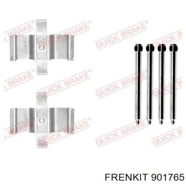 Ремкомплект гальмівних колодок Frenkit 901765 ціна, від 6.81 USD