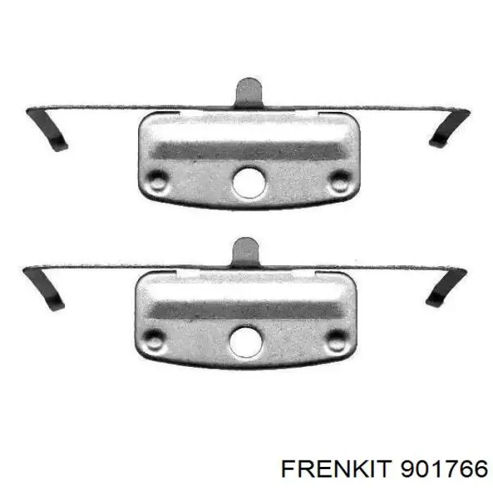 Ремкомплект гальмівних колодок Frenkit 901766 ціна, від 7.10 USD