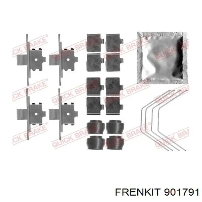 901791 Frenkit пластина кріплення гальмівної колодки