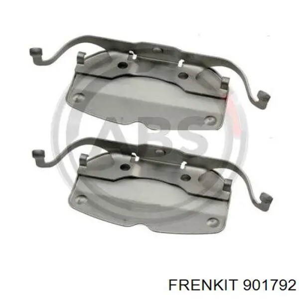901792 Frenkit Комплект пружинок кріплення дискових колодок, передніх