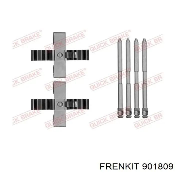 Ремкомплект задніх гальм Frenkit 901809 ціна, від 13.76 USD