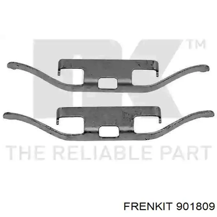 901809 Frenkit Ремкомплект задніх гальм