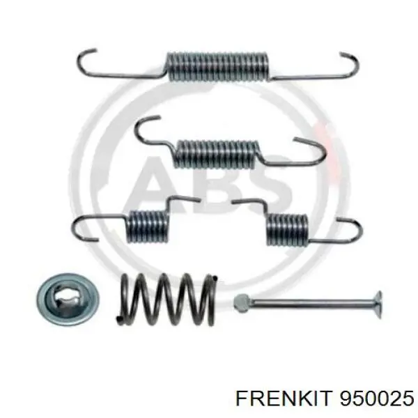 Монтажний комплект задніх барабанних колодок 950025 Frenkit