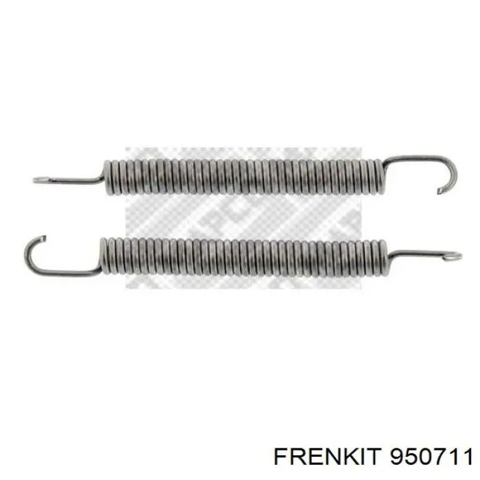 Монтажний комплект задніх барабанних колодок Frenkit 950711 ціна, від 4.66 USD