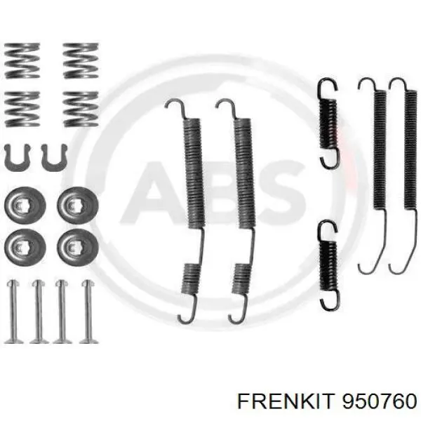 Купити 950760 Frenkit Монтажний комплект задніх барабанних колодок