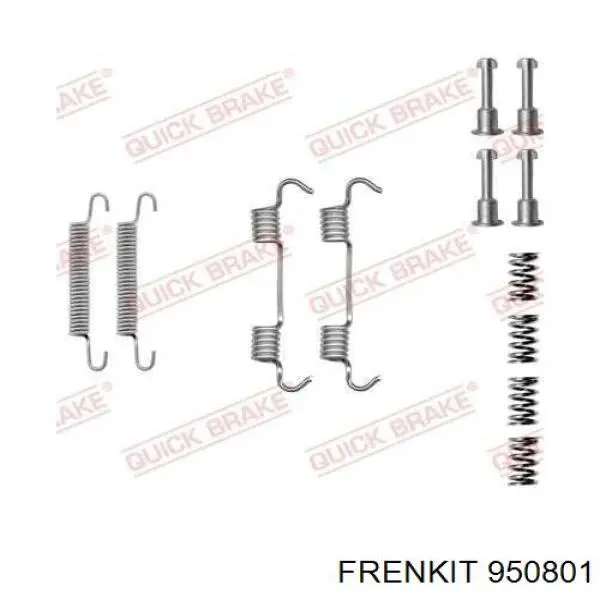 950801 Frenkit ремкомплект гальмівних колодок