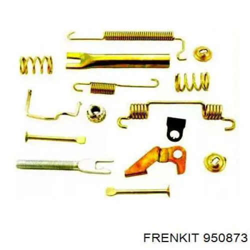 Ремкомплект задніх гальм 950873 Frenkit