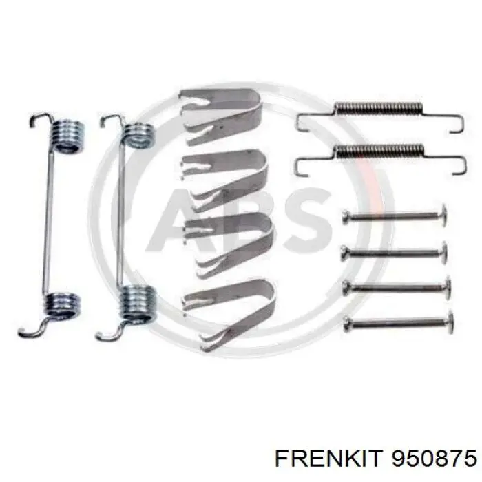 Монтажний комплект задніх барабанних колодок Frenkit 950875 ціна, від 8.96 USD