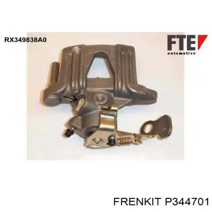 Поршень супорту гальмівного, заднього Frenkit P344701 ціна, від 6.28 USD