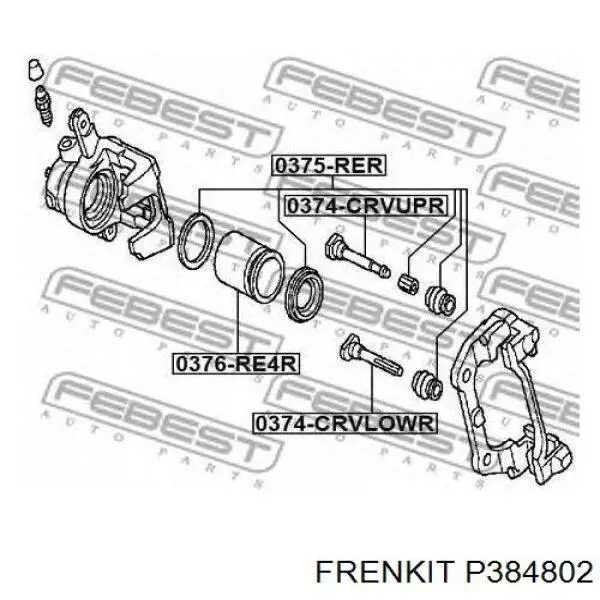 P384802 Frenkit поршень супорту гальмівного, заднього
