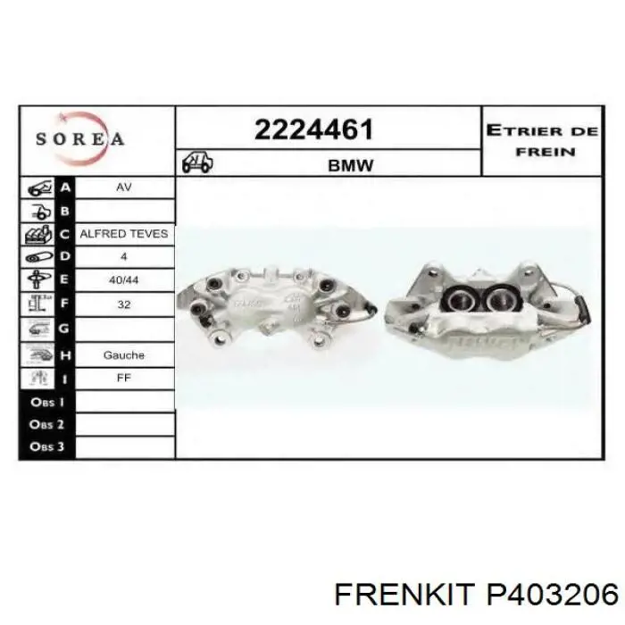 P403206 Frenkit 