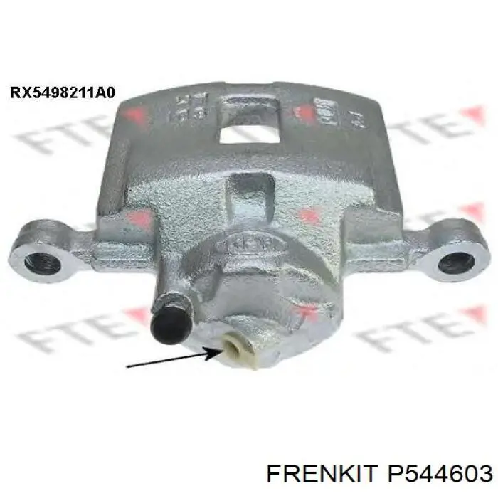 P544603 Frenkit поршень супорту гальмівного, переднього