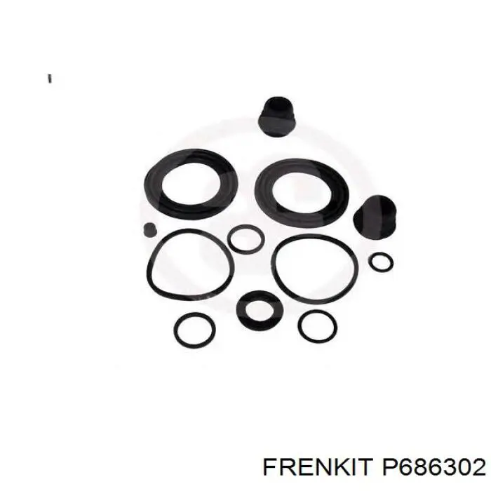 Поршень супорта гальмівного, переднього Frenkit P686302 ціна, від 19.87 USD