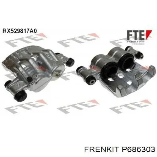 Купити P686303 Frenkit Поршень супорту гальмівного, заднього