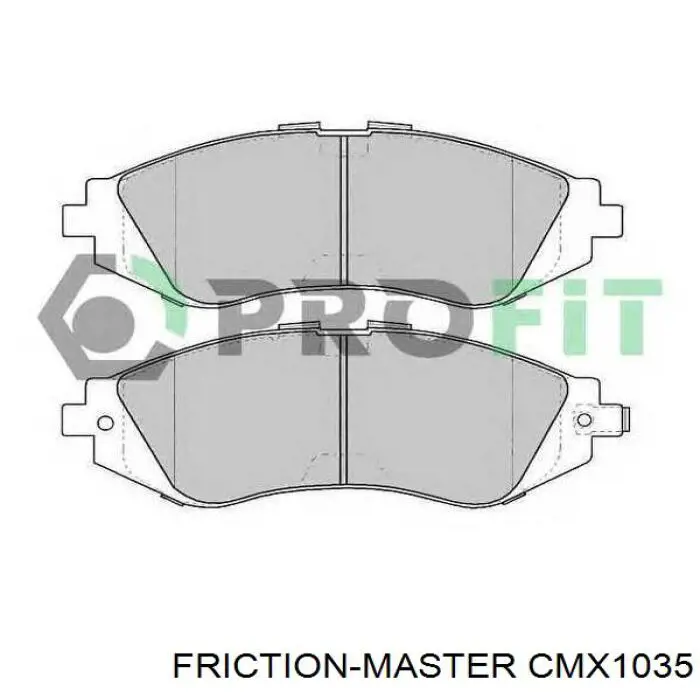 CMX1035 Friction Master Передні гальмівні колодки