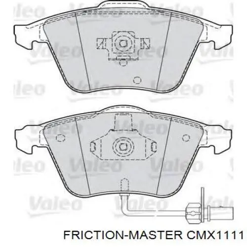 Купити CMX1111 Friction Master Колодки гальмівні передні, дискові