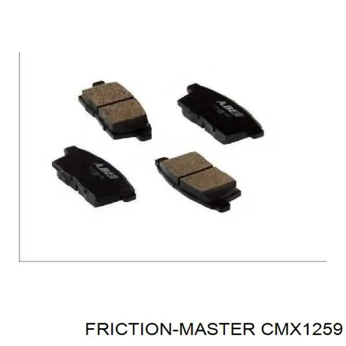 Задні гальмівні колодки CMX1259 Friction Master