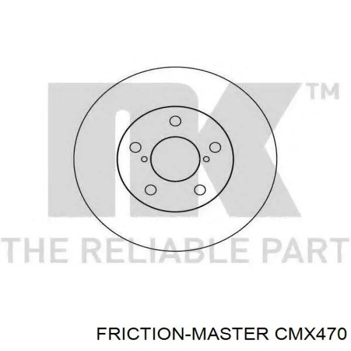 CMX470 Friction Master колодки гальмівні передні, дискові