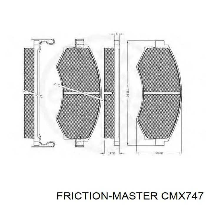  CMX747 Friction Master