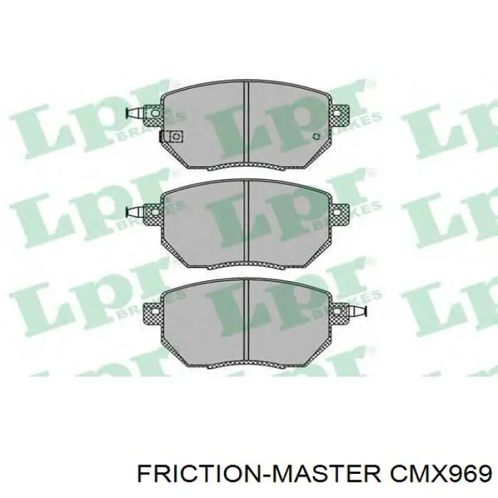 Гальмівні колодки Friction Master CMX969 ціна, від 27.92 USD