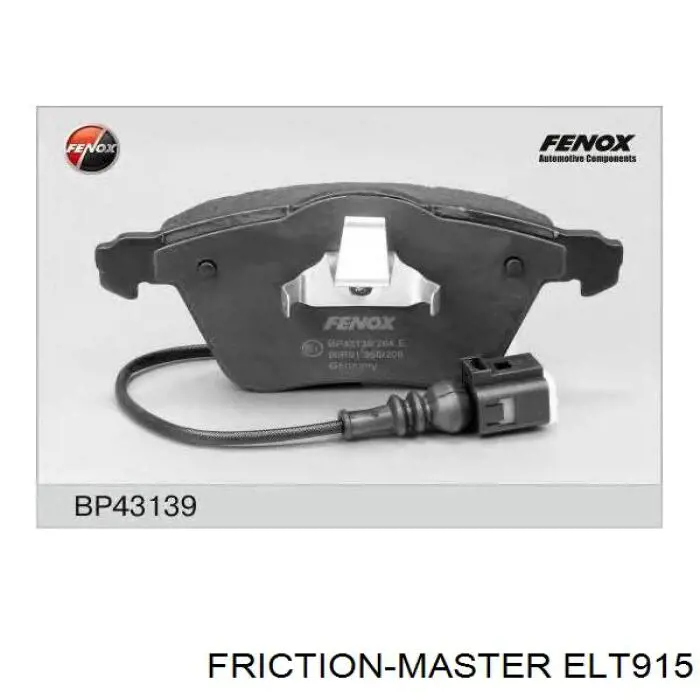 ELT915 Friction Master Передні гальмівні колодки