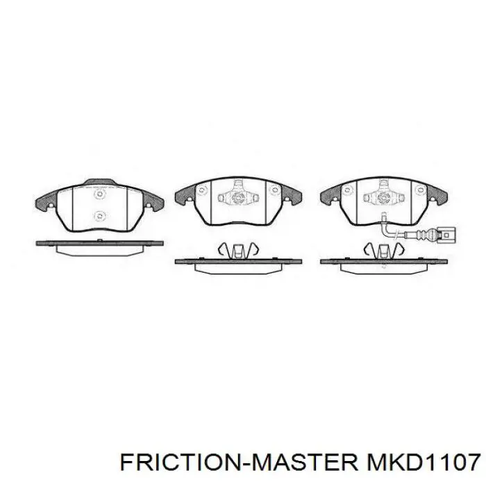 MKD1107 Friction Master Передні гальмівні колодки