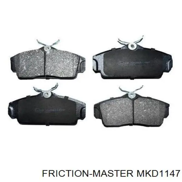 Колодки гальмівні передні, дискові MKD1147 Friction Master