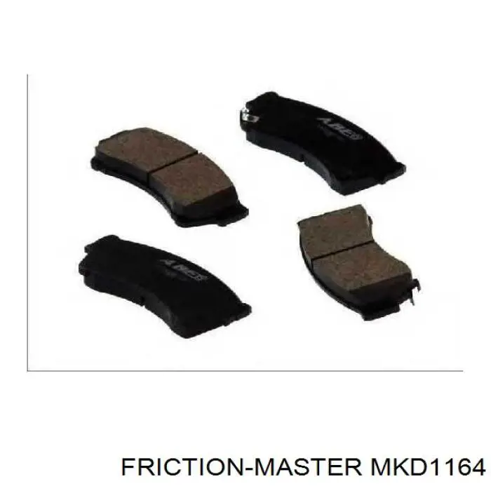 Гальмівні колодки Friction Master MKD1164 ціна, від 25.25 USD