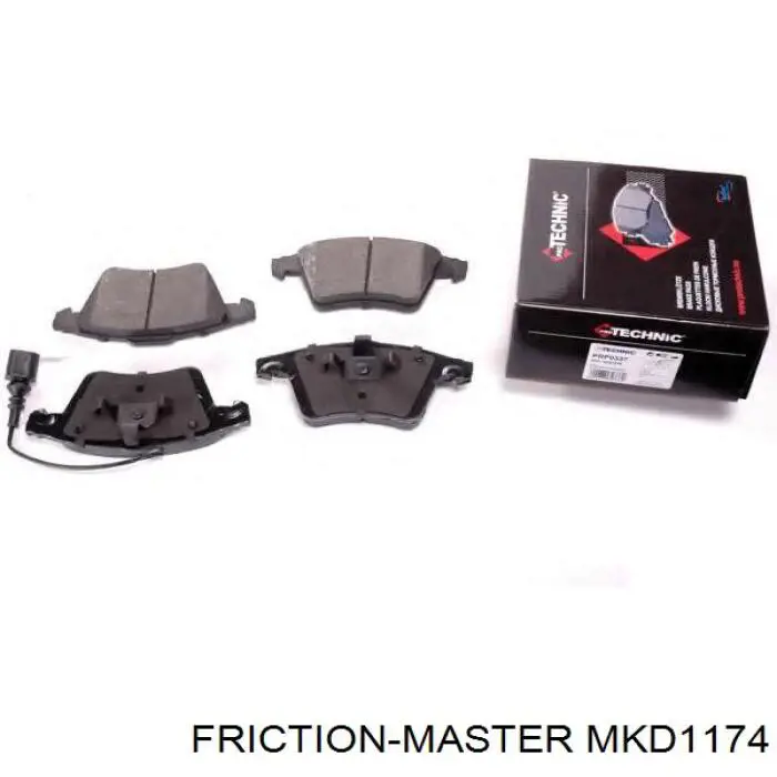 Передні тормозні колодки MKD1174 Friction Master