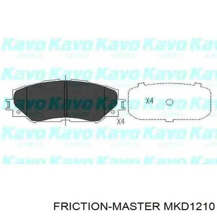 MKD1210 Friction Master Передні гальмівні колодки
