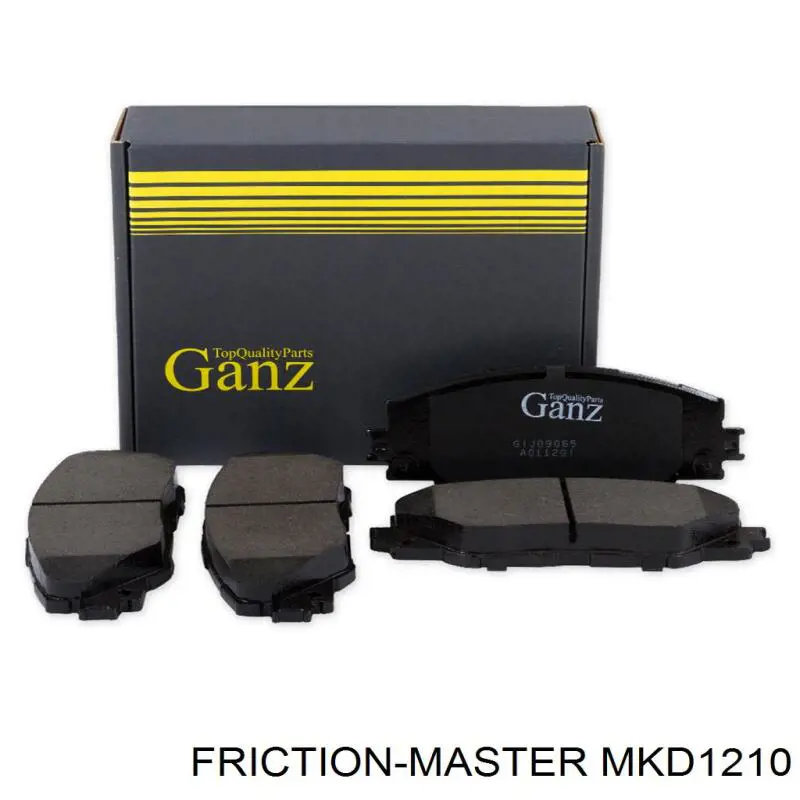 Купити MKD1210 Friction Master Колодки гальмівні передні, дискові
