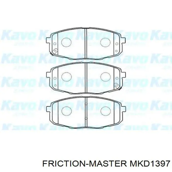 MKD1397 Friction Master Передні гальмівні колодки