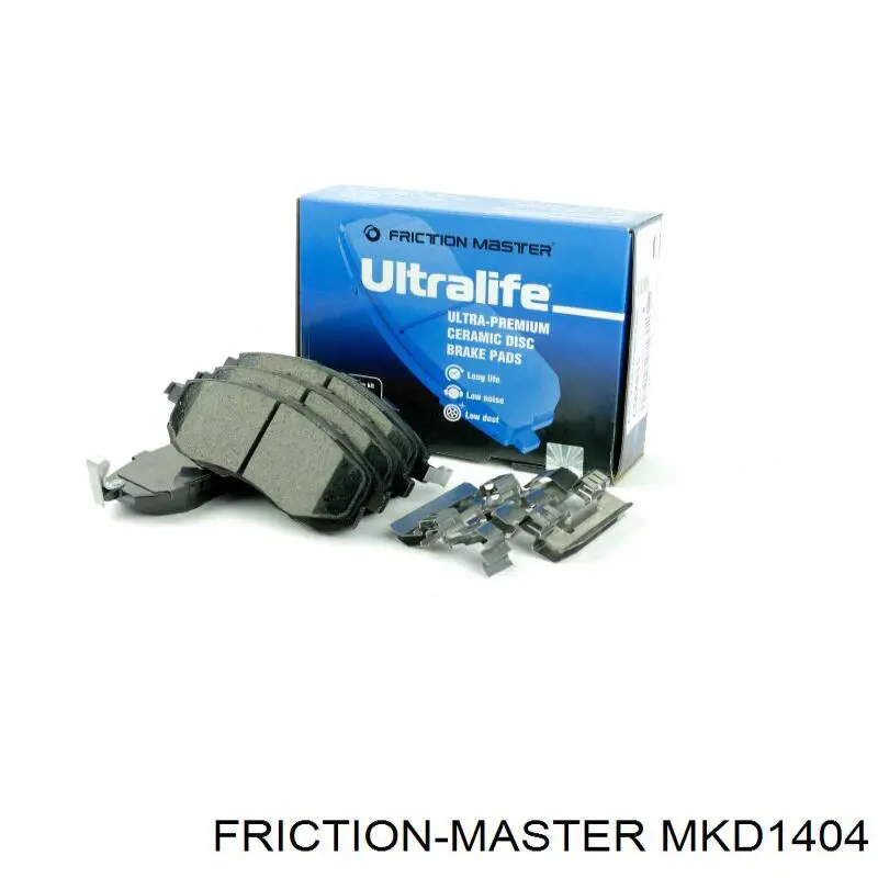 Купити MKD1404 Friction Master Колодки гальмівні передні, дискові