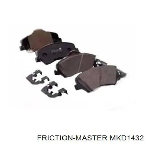 Купити MKD1432 Friction Master Колодки гальмівні передні, дискові