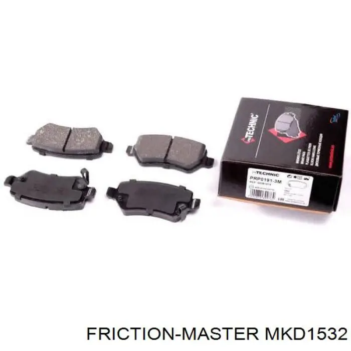 MKD1532 Friction Master Передні гальмівні колодки