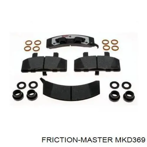 Гальмівні колодки Friction Master MKD369 ціна, від 32.18 USD
