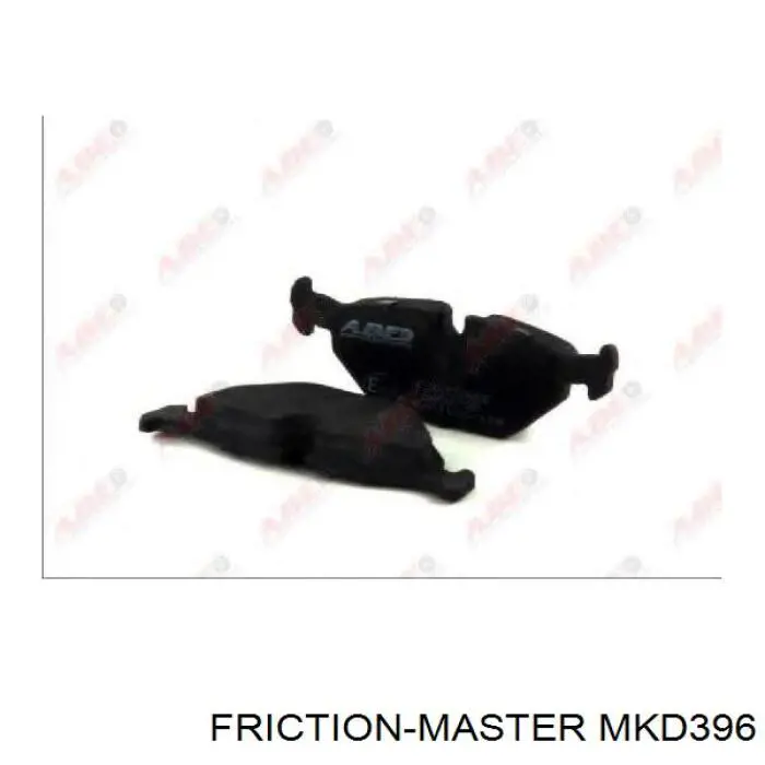 Колодки гальмові задні, дискові MKD396 Friction Master