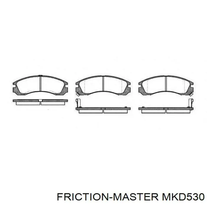 Гальмівні колодки Friction Master MKD530 ціна, від 25.00 USD