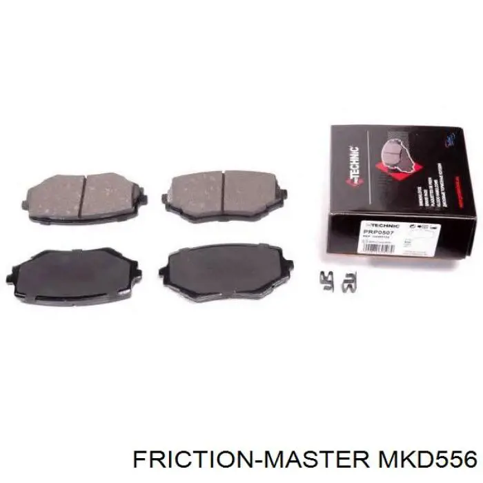 Передні тормозні колодки MKD556 Friction Master