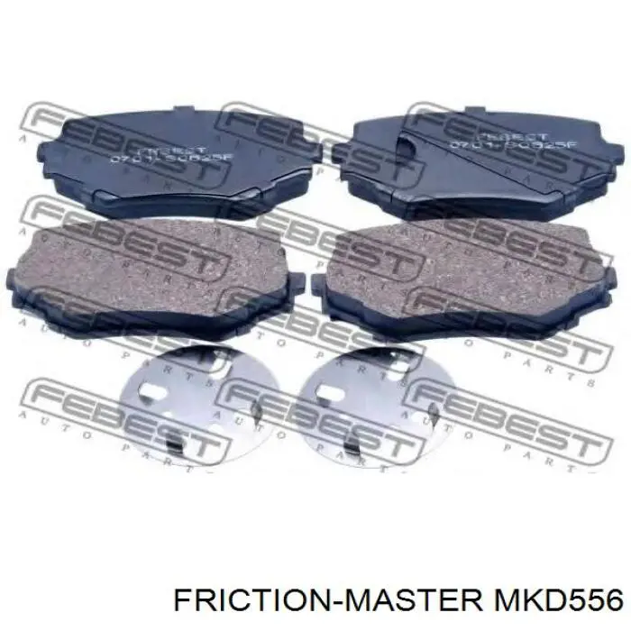 Гальмівні колодки Friction Master MKD556 ціна, від 13.29 USD