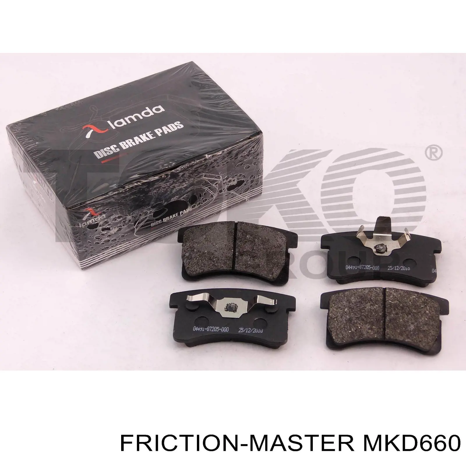 MKD660 Friction Master Передні гальмівні колодки