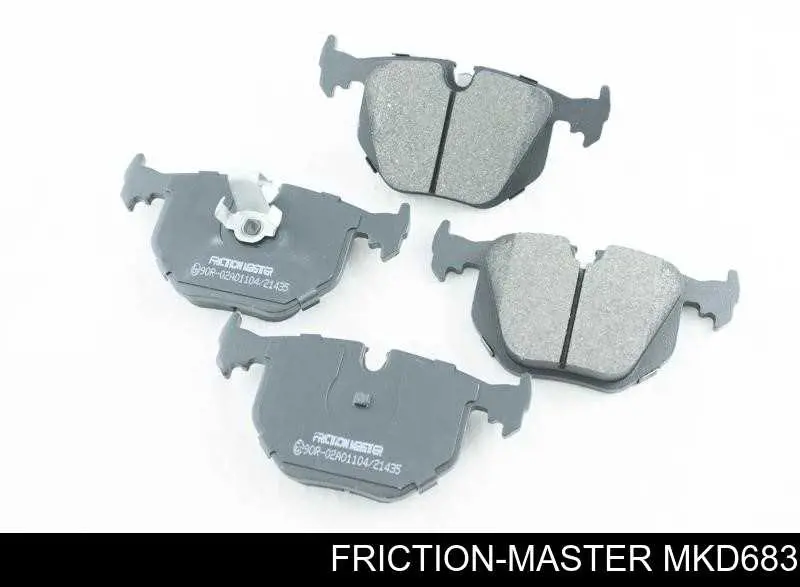MKD683 Friction Master колодки гальмові задні, дискові