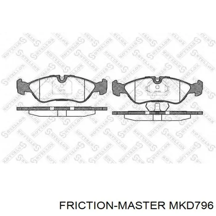 MKD796 Friction Master Передні гальмівні колодки