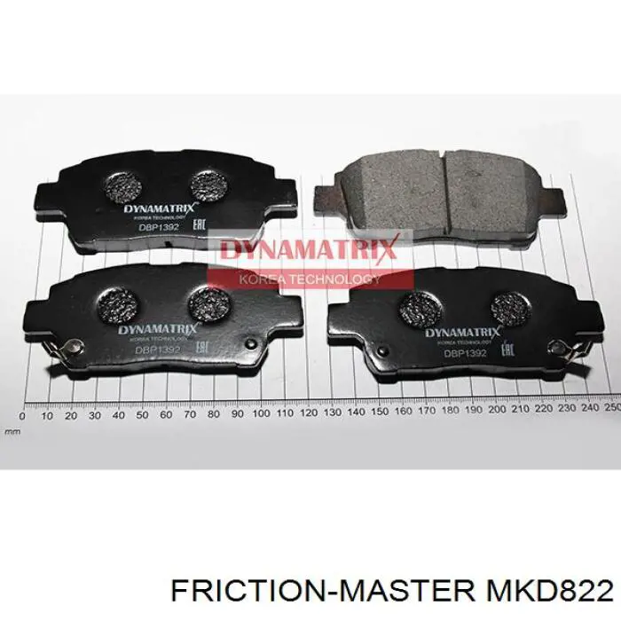 Гальмівні колодки Friction Master MKD822 ціна, від 15.20 USD
