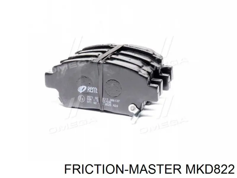 Передні тормозні колодки MKD822 Friction Master