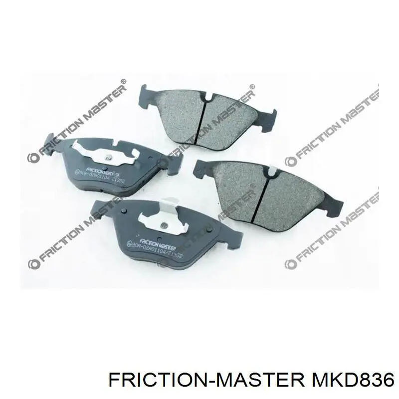 MKD836 Friction Master колодки гальмівні передні, дискові