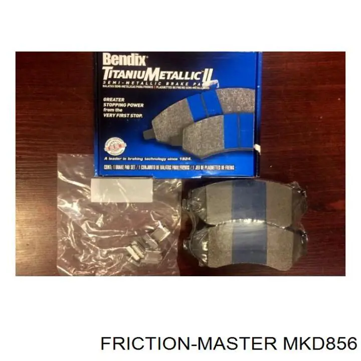 MKD856 Friction Master колодки гальмівні передні, дискові