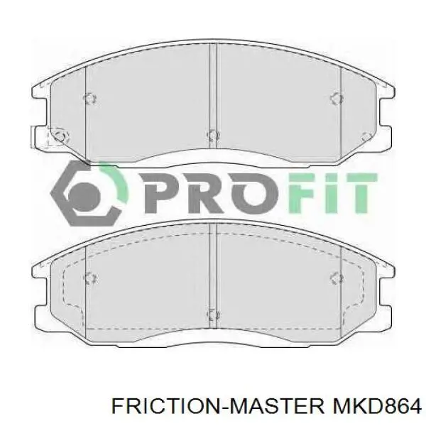 Купити MKD864 Friction Master Колодки гальмівні передні, дискові