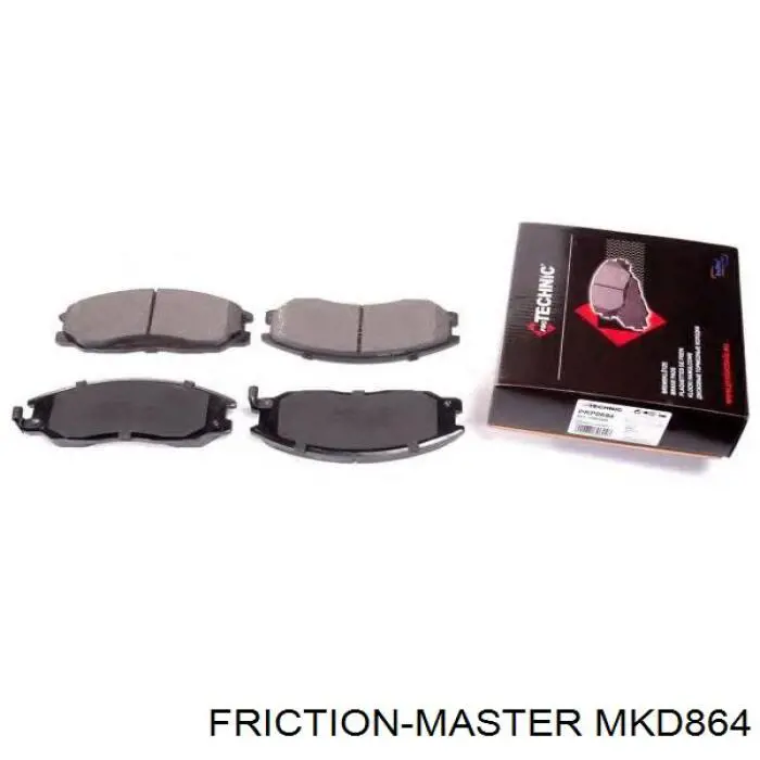MKD864 Friction Master Передні гальмівні колодки